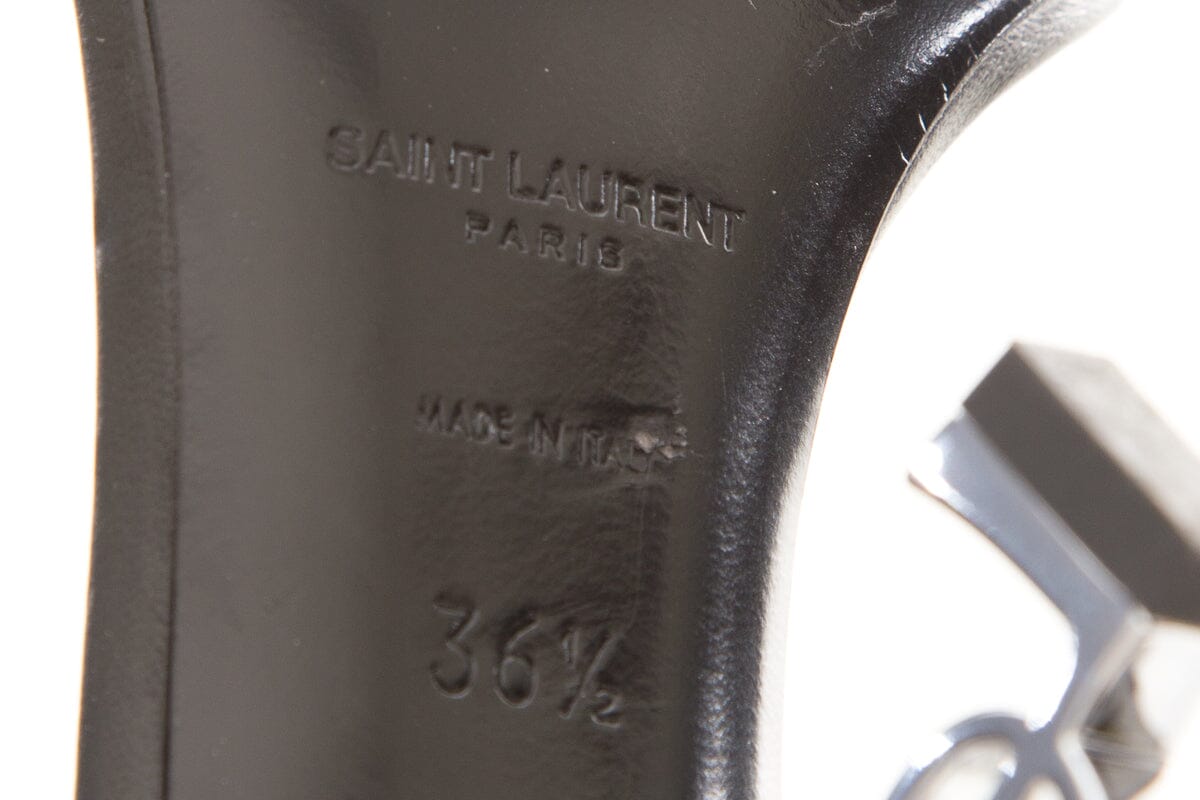 Yves Saint Laurent Black Opyum Heels SZ 36.5