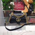 Glami Marmont MatelassÃƒÂ© Mini Bag Black MatelassÃƒÂ© Chevron For Women 8.5in/22cm Glami Ã¢â‚¬Å½446744 DTGLAMIT 1000