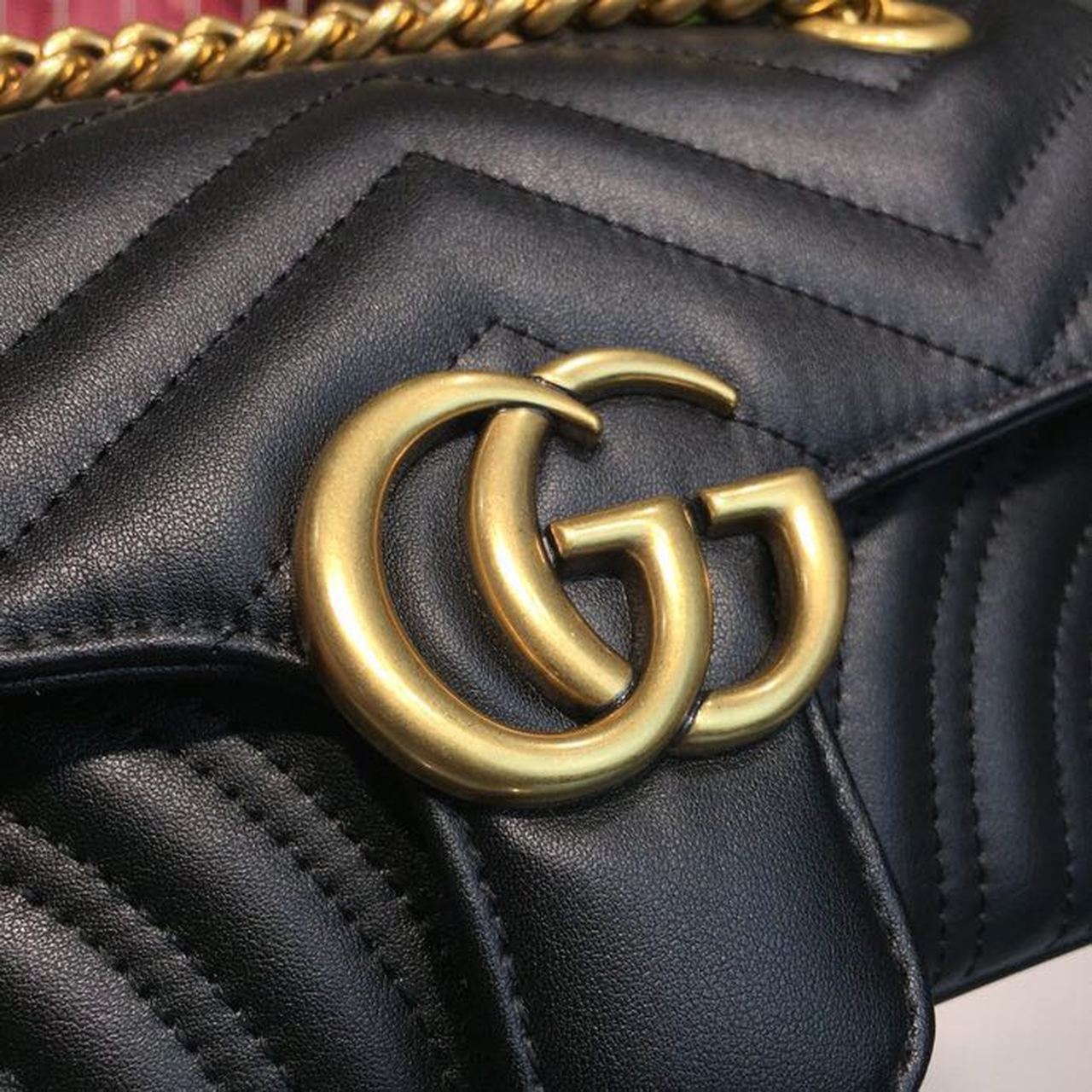 Glami Marmont MatelassÃƒÂ© Mini Bag Black MatelassÃƒÂ© Chevron For Women 8.5in/22cm Glami Ã¢â‚¬Å½446744 DTGLAMIT 1000