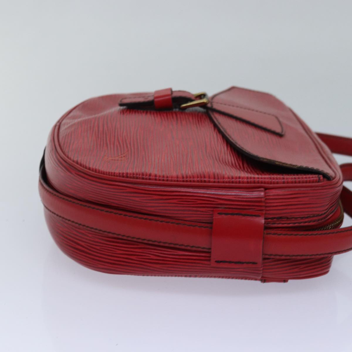 Louis Vuitton Epi Jeune Fille Mm Shoulder Bag Red