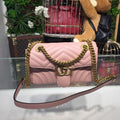 Glami Marmont MatelassÃƒÂ© Mini Bag Dusty Pink MatelassÃƒÂ© Chevron For Women 8.5in/22cm Glami 446744
