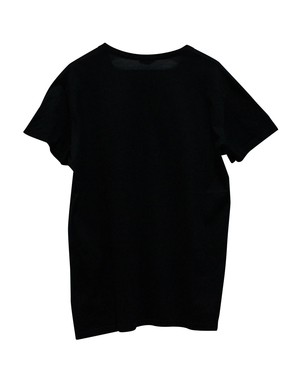 Dior Homme Bee Logo V-Neck T-Shirt in Black Cotton