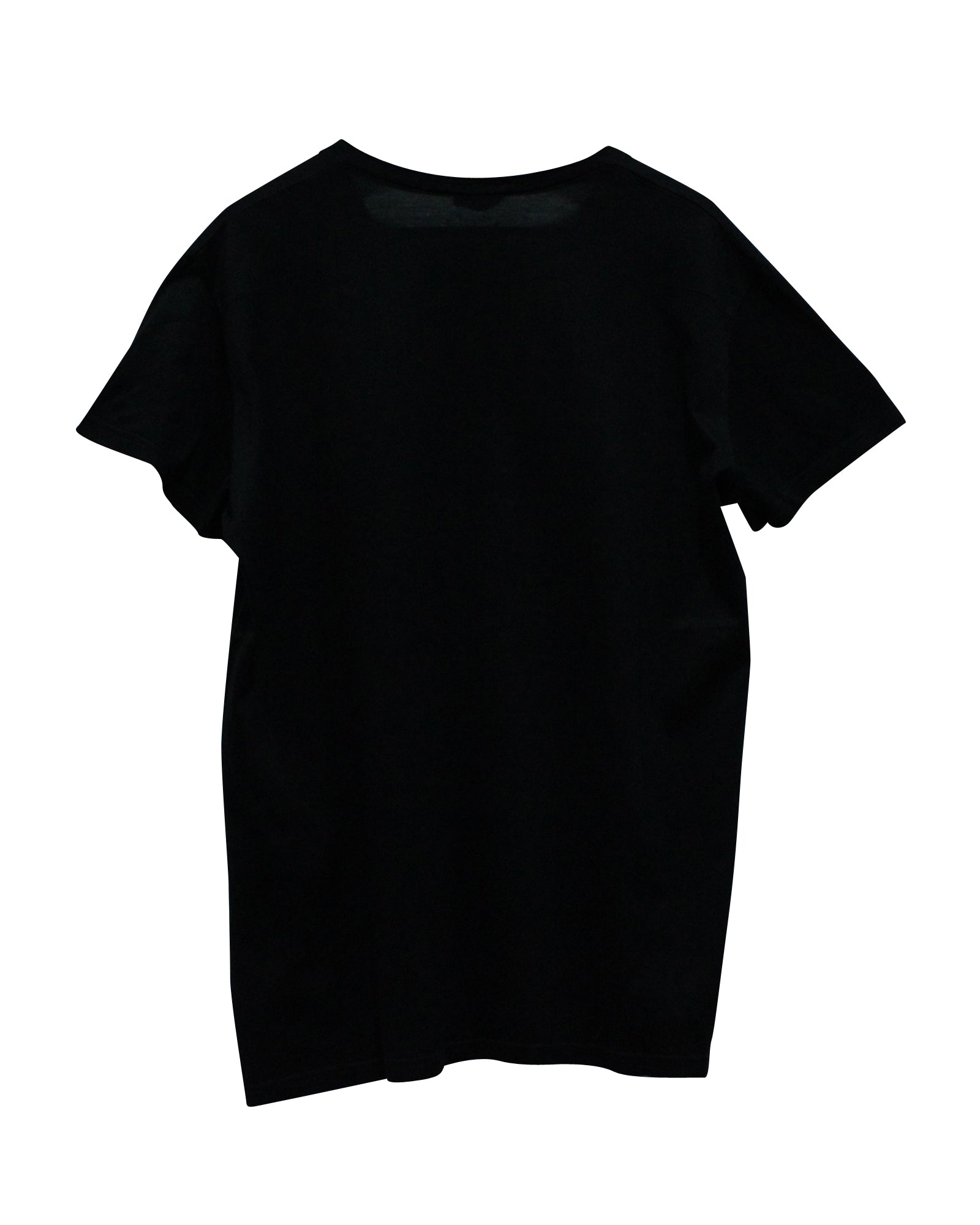 Dior Homme Bee Logo V-Neck T-Shirt in Black Cotton