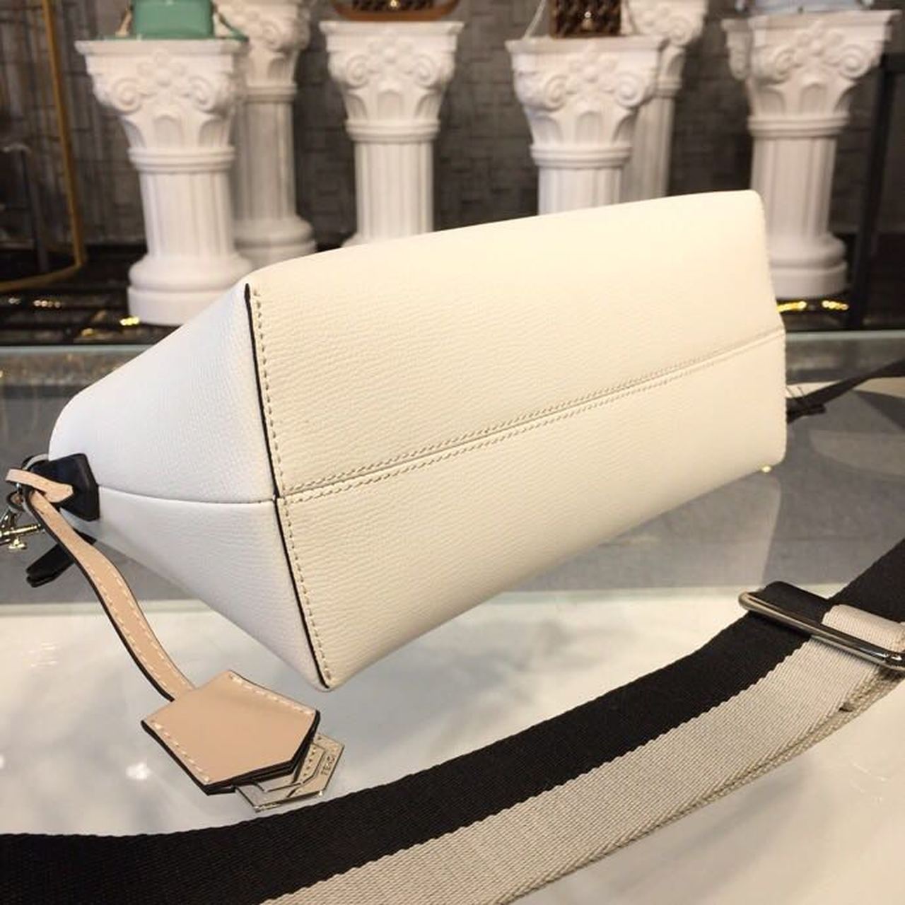 FI By The Way MeGLAMIum White For Women, Hangbags, Shoulder And Crossbody Bags 11.4in/29cm FF 8BL146