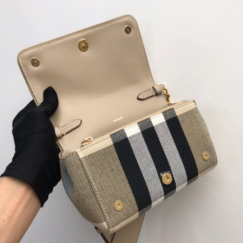 GLAMI Vintage Check And Small Crossbody Bag For Women, Bags 7.1in/18cm