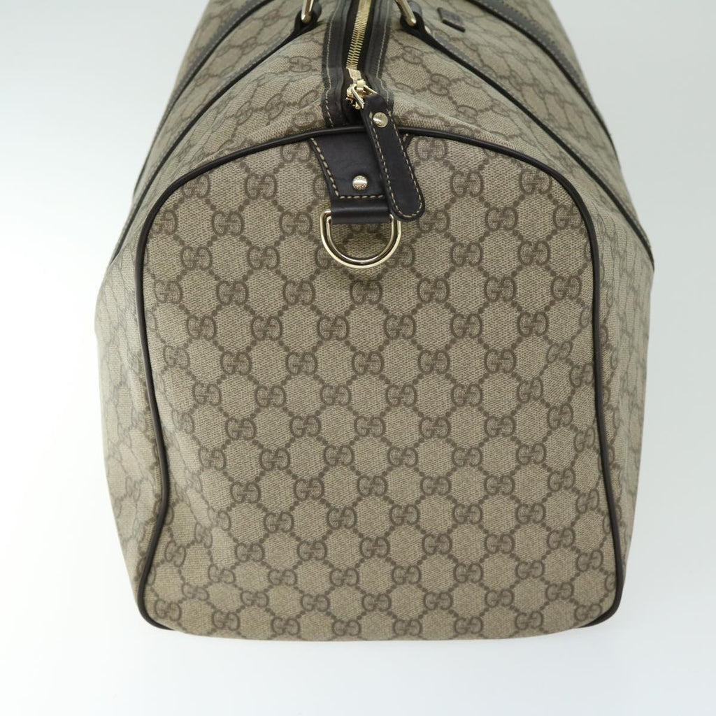 GUCCI GG Supreme Boston Bag PVC Beige 206501 66607