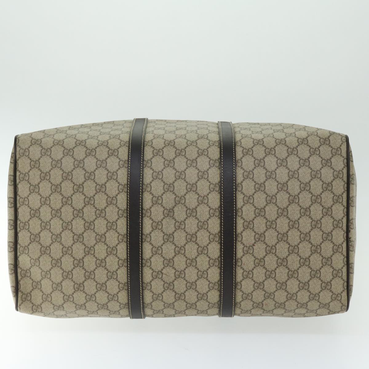 GUCCI GG Supreme Boston Bag PVC Beige 206501 66607