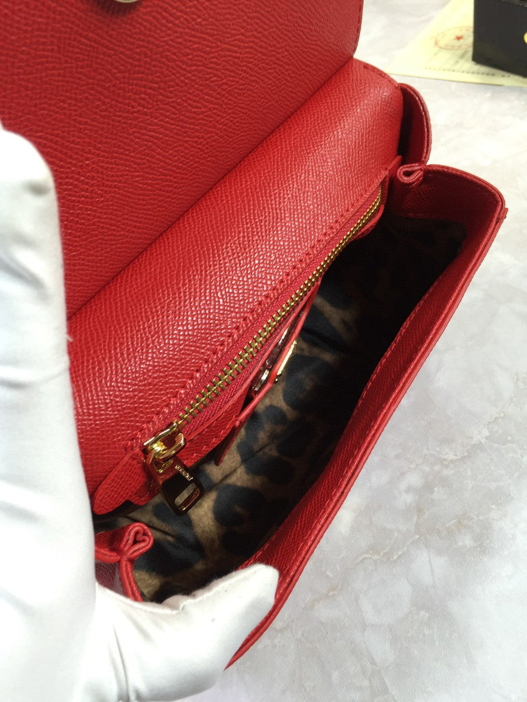 GLAMI MeGLAMIum Sicily Handbag In Dauphine Red For Women 10.2in/26cm GLAMI GLAMI4347A100180303