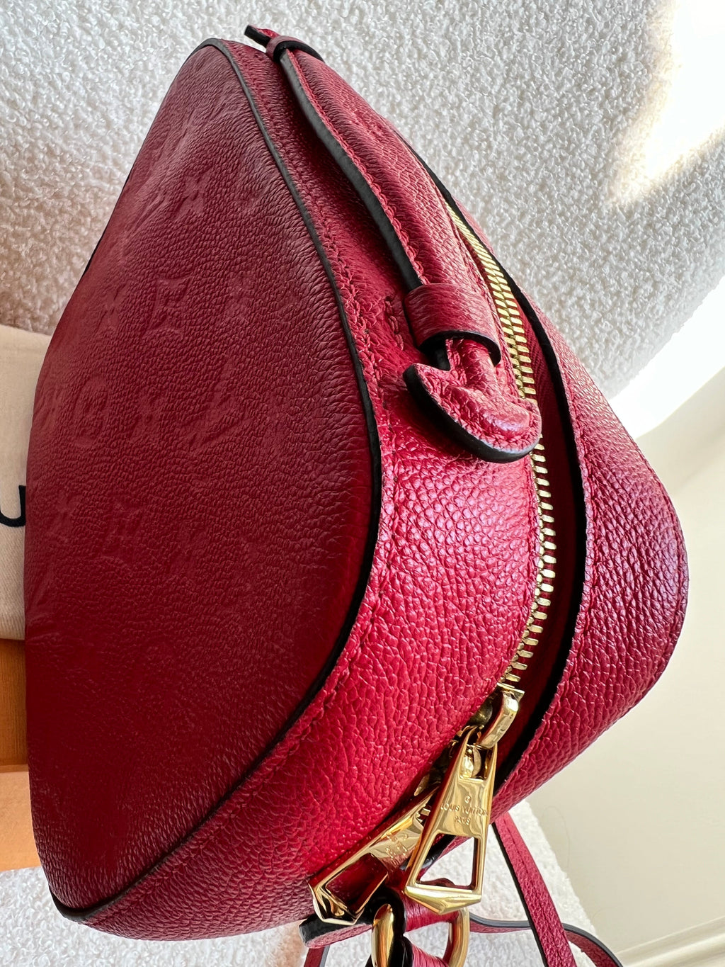 Louis Vuitton Saintonge Red Empreinte (RRP £1520)