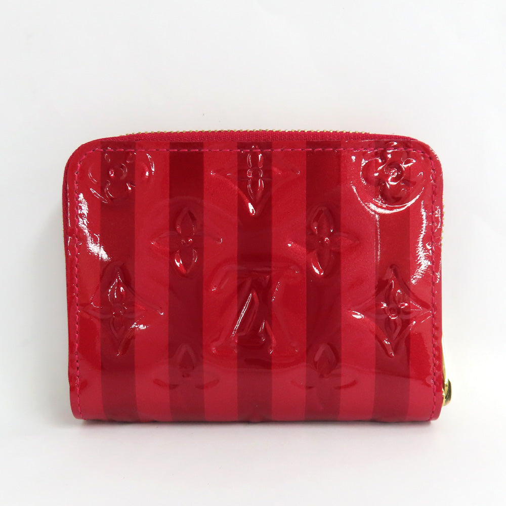 Louis Vuitton M91720 Monogram Vernis Rleigh Pomdammur Stripe GD Money chen Wallet Patent