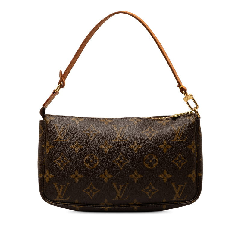 Louis Vuitton Monogram Pochette Accessories Handbag M51980 Brown PVC Leather  Louis Vuitton