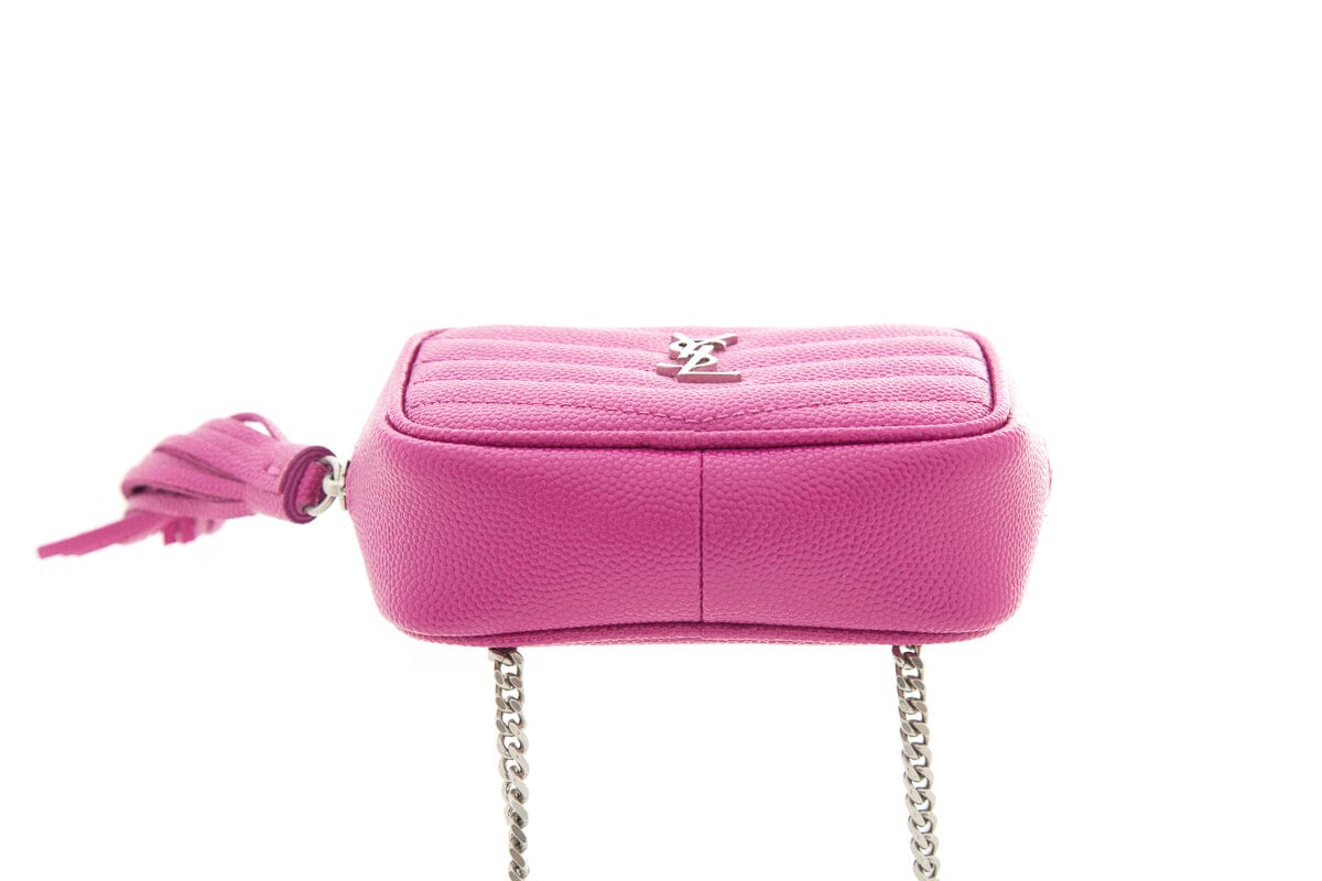 Saint Laurent Baby Lou Fuchsia Handbag