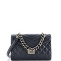 CHANEL Mad About Quilting Flap Bag Quilted Calfskin Medium