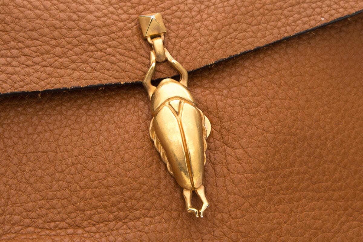 Valentino Brown Fringe Handbag