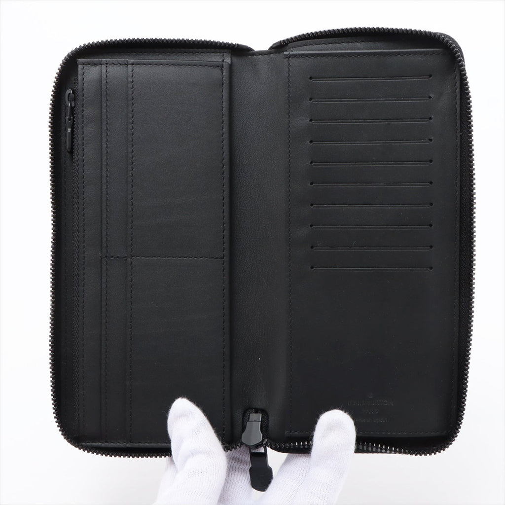 Louis Vuitton Monogram Shadow Zippy Vertical M62902