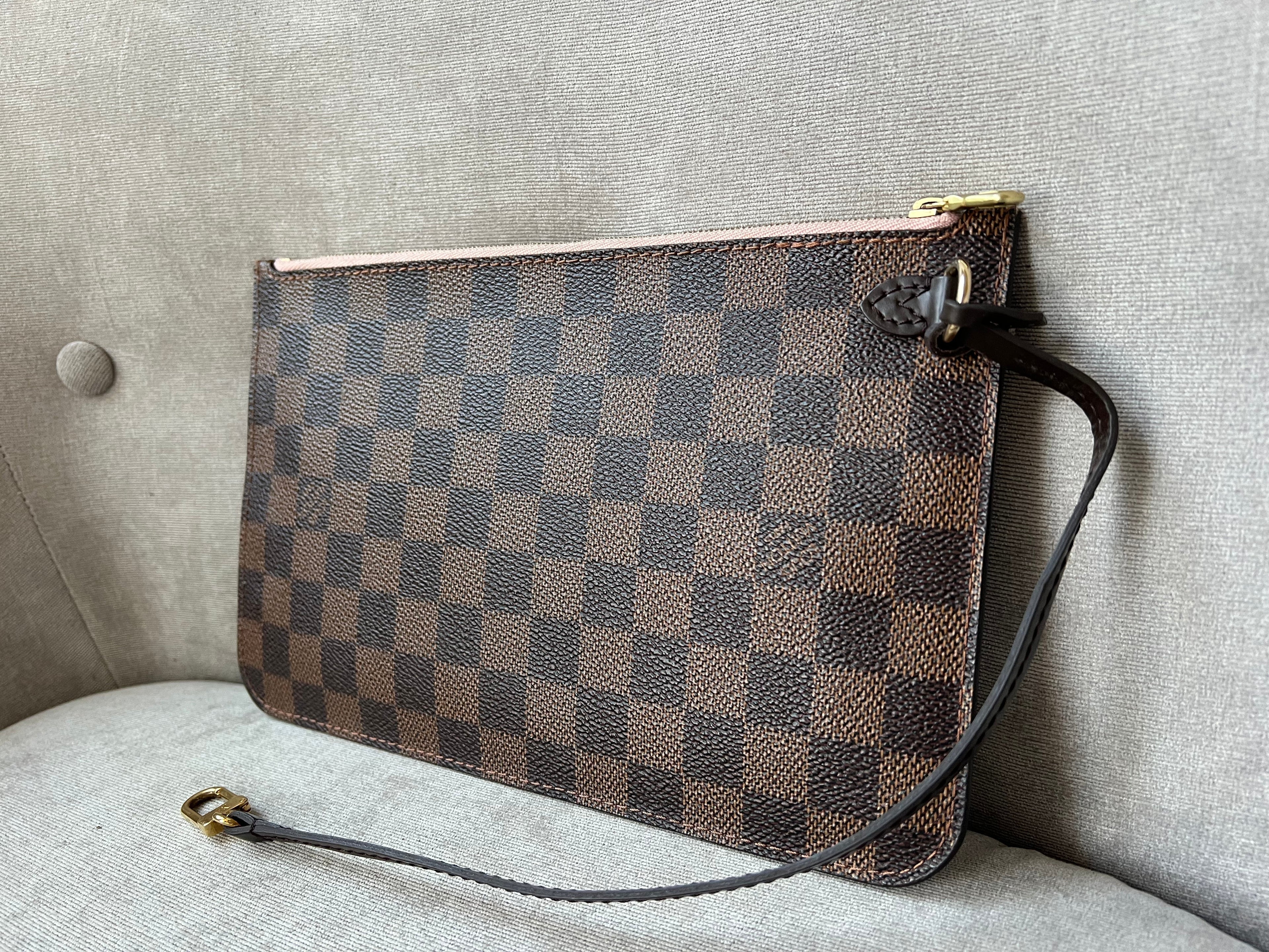 Louis Vuitton Pouch (from Neverfull MM) in Damier Ebene
