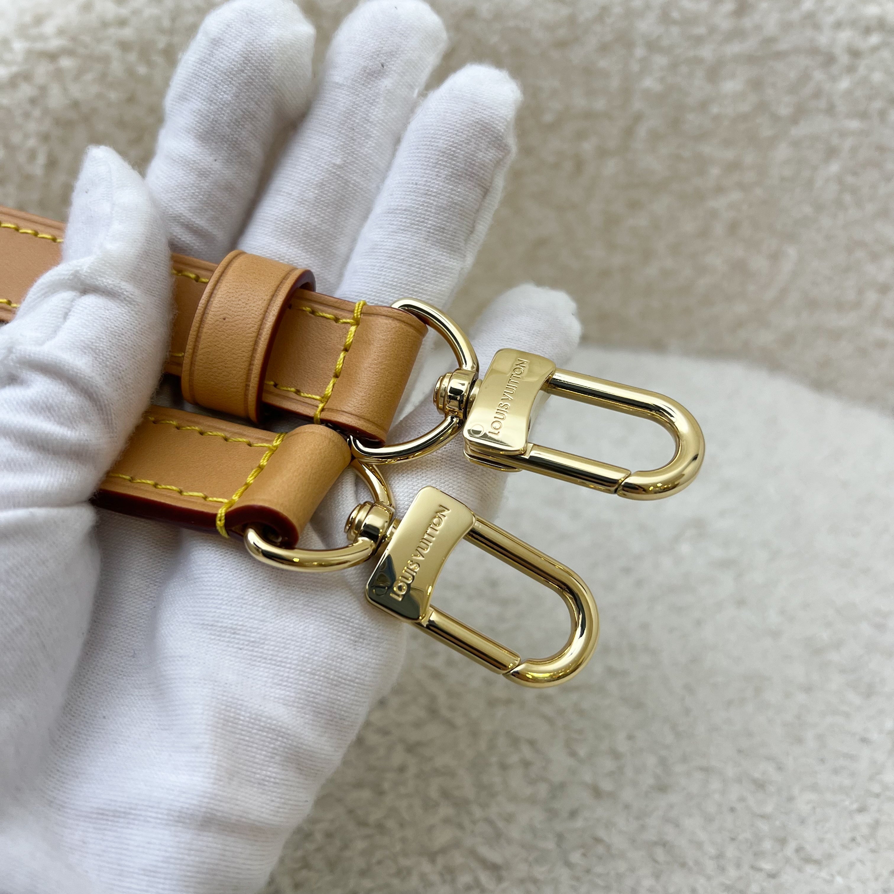 LV Speedy 25 Bandouliere in Beige Monopaname Canvas and GHW