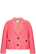 GUCCI Boxy Jacket Pink Wool