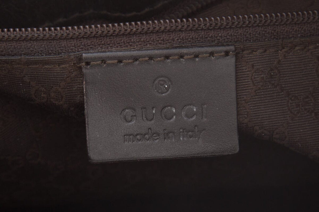 Gucci Tan Web Canvas Shoulder Handbag