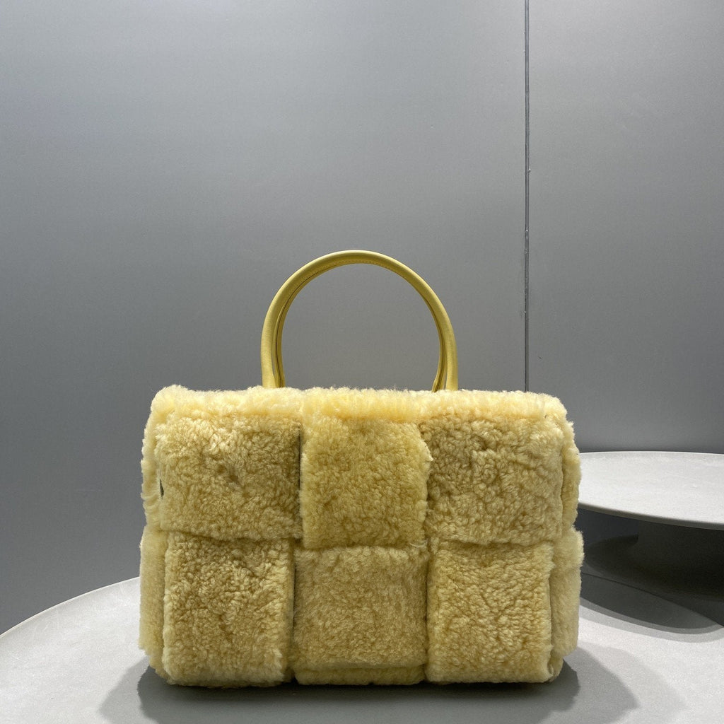 GLAMI Small Arco Tote Bag Yellow, For Women, Bags 11.8in/30cm