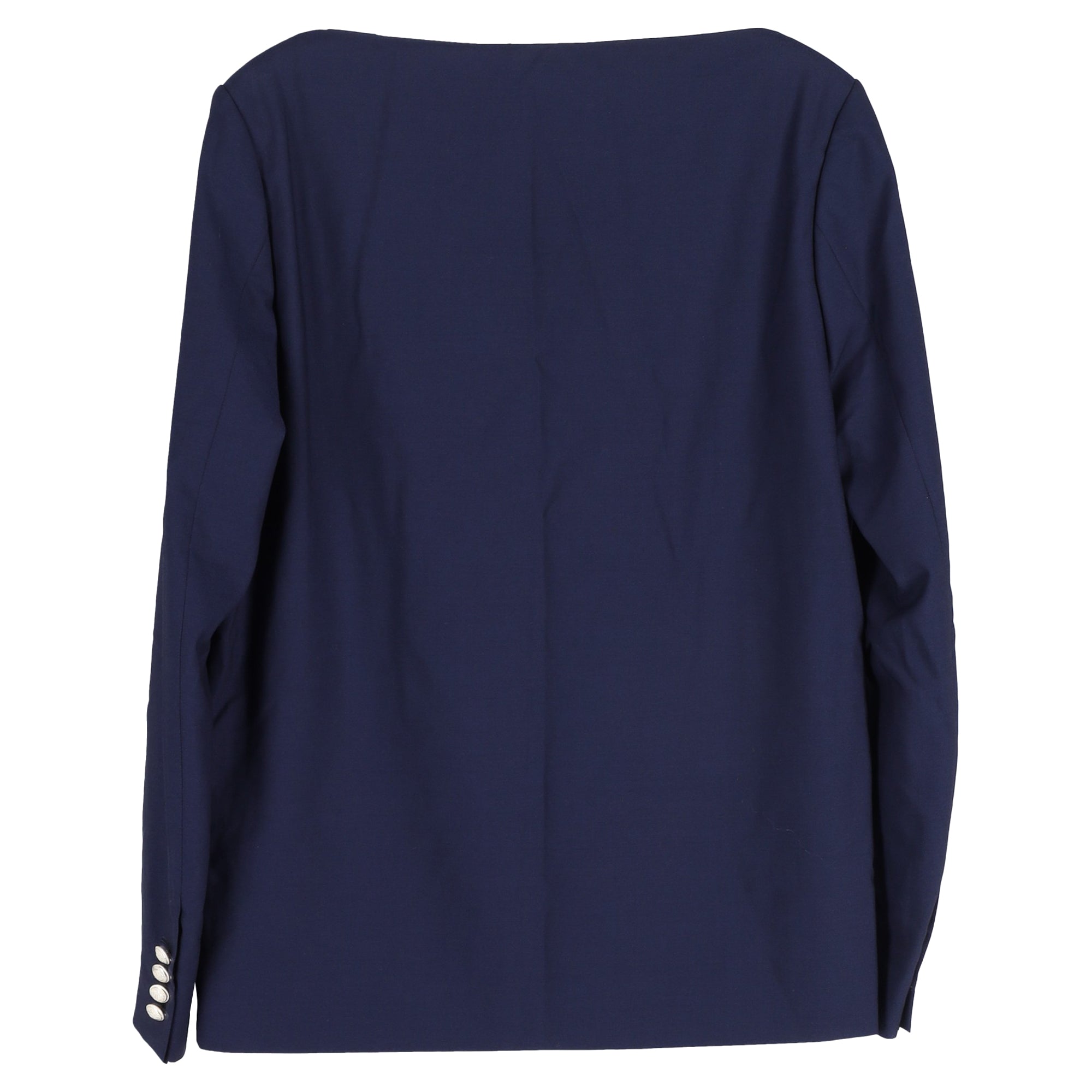 Dior Blazer Style Top in Navy Blue Wool