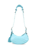 LE CAGOLE XS LEATHER SHOULDER BAG