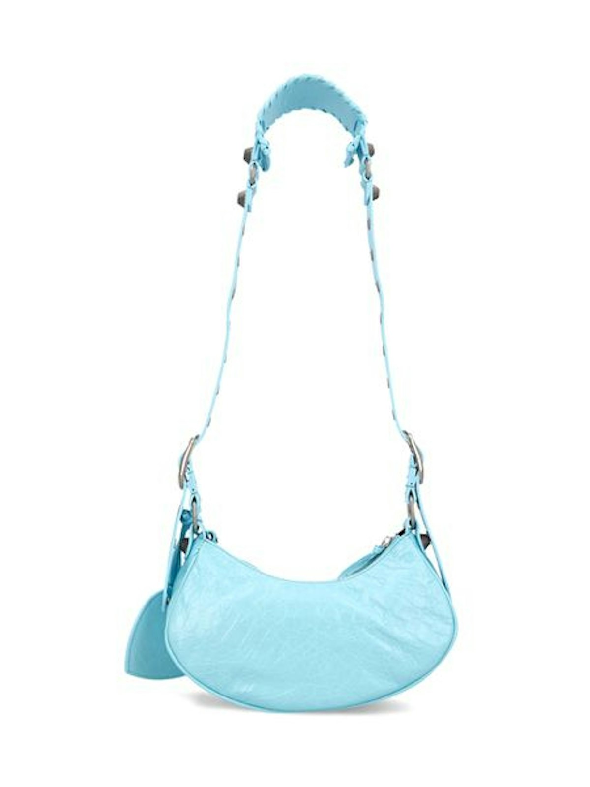 LE CAGOLE XS LEATHER SHOULDER BAG