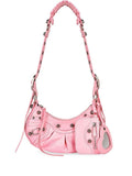 LE CAGOLE XS LEATHER CROSSBODY BAG