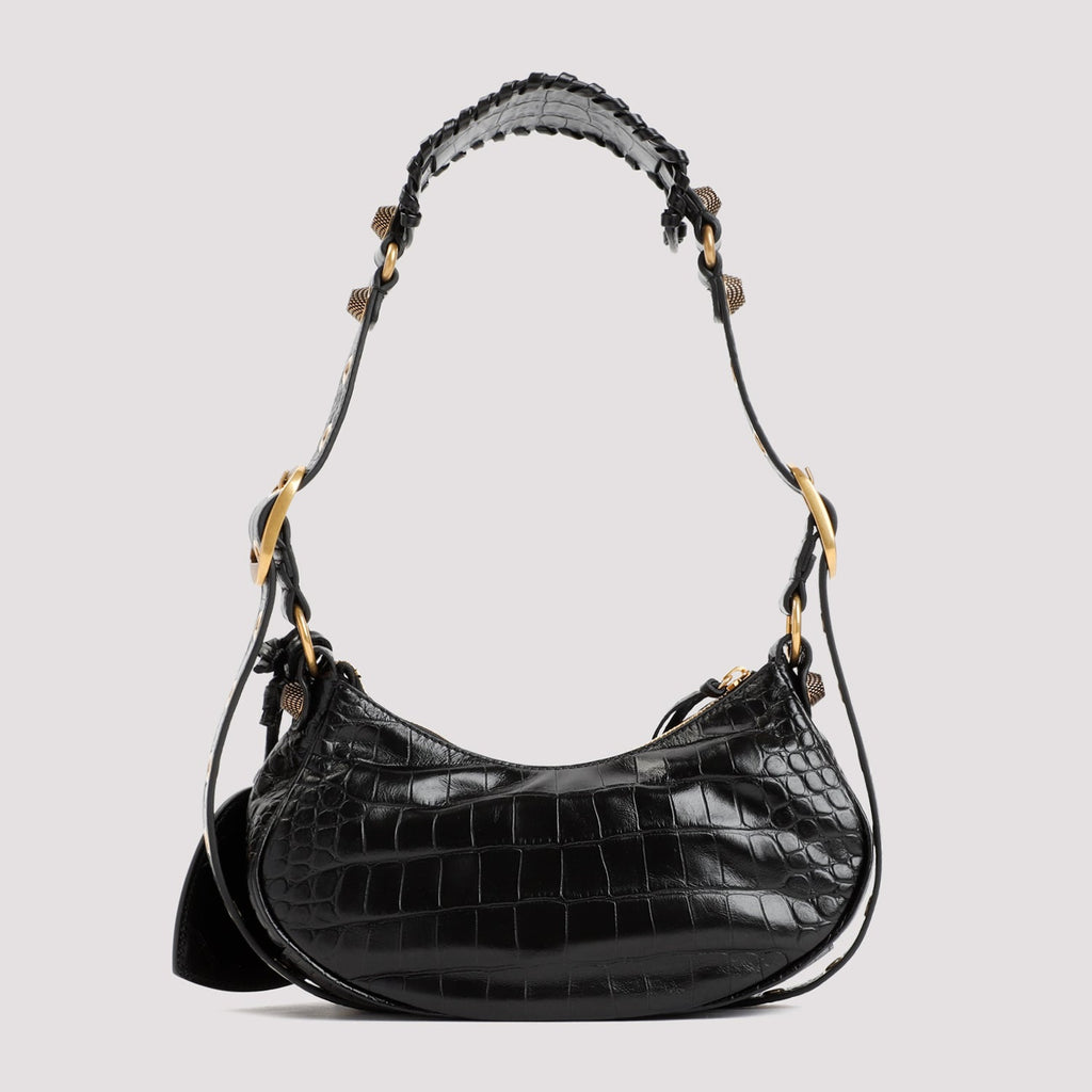 LE CAGOLE XS LEATHER CROSSBODY BAG