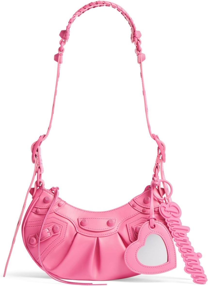 BUBBLEGUM PINK LE CAGOLE XS BAG
