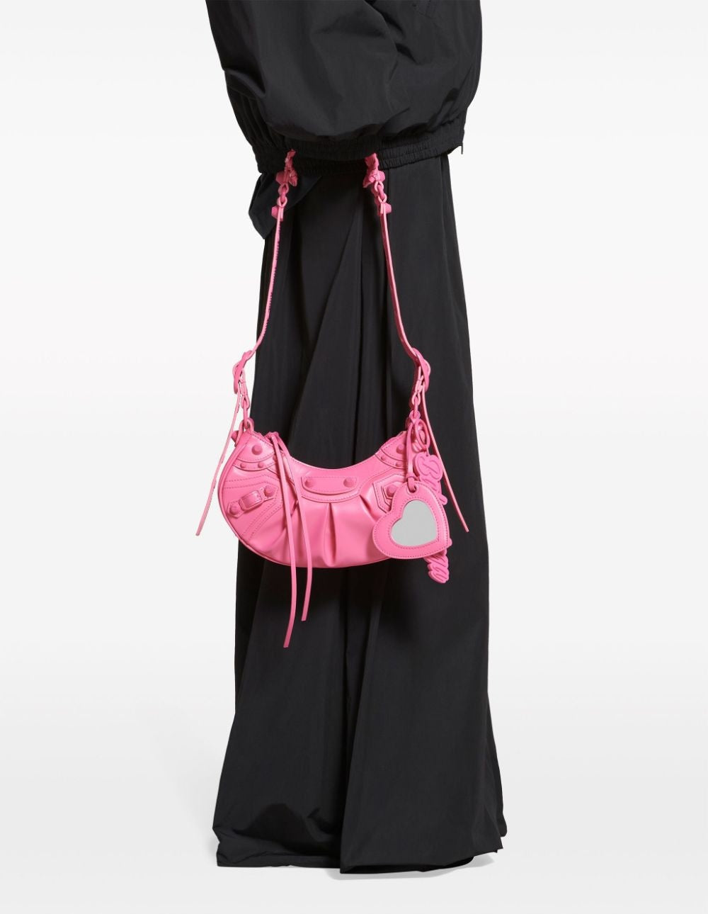 BUBBLEGUM PINK LE CAGOLE XS BAG