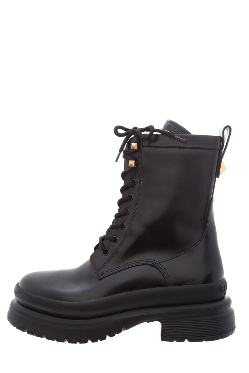 Valentino Black Boots with Rock Studs SZ 40 NWT
