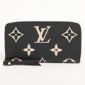 Louis Vuitton Bi-Color Monogram Implant Zippyr Wallet M80481 Noneir Round Zipper Wallet