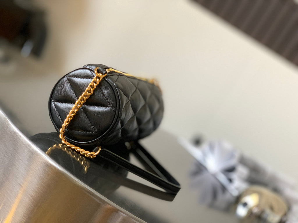 GLAMI Sade Mini Tube Bag For Women 7.9in/20cm Black YSL 699703AAAJU1000