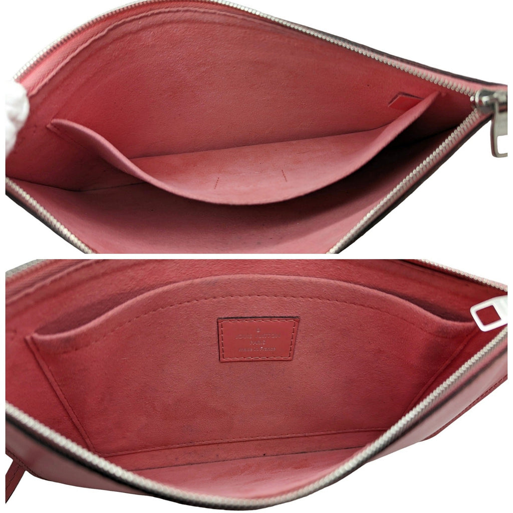 Louis Vuitton Coral EPI Neverfull MM Tote & Pochette