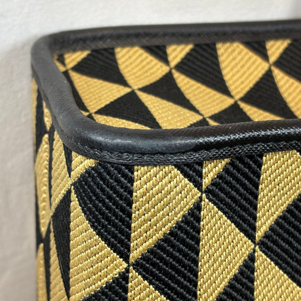 PRADA Large Symbole Embroidered Fabric Tote Bag