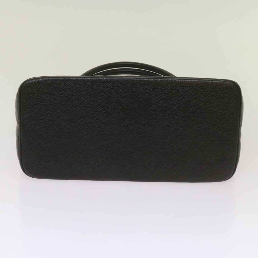 CHANEL Standard Tote Bag Caviar Skin Black CC 67624SA