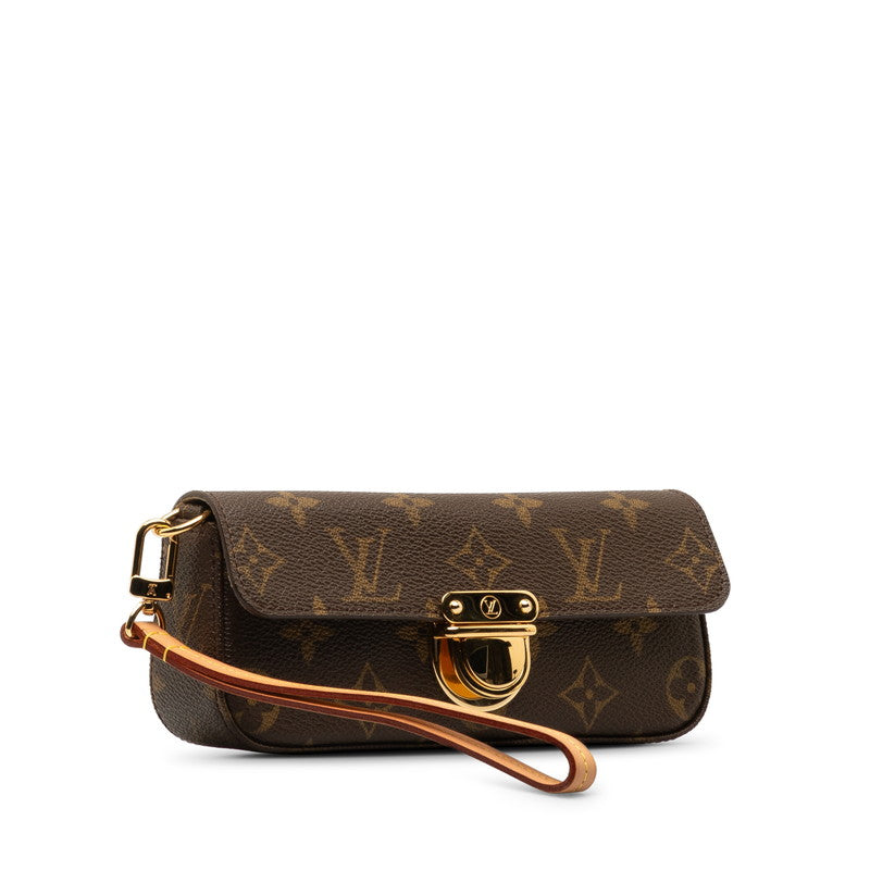 Louis Vuitton Monogram Pouch Ragune Glasses Case M60008 Brown PVC Leather  Louis Vuitton