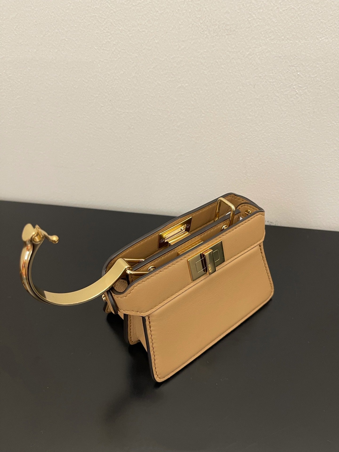 FI GlamI ISeeU Petite Brown Micro Bag For Woman 11cm/4.5in