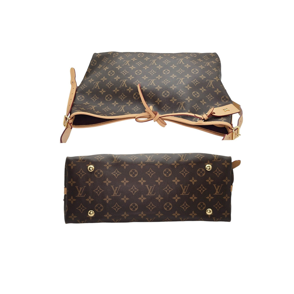 Louis Vuitton Monogram Canvas CarryAll MM Hobo
