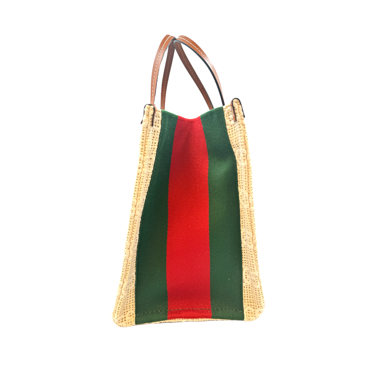 Gucci Tote Bag Brown Canvas