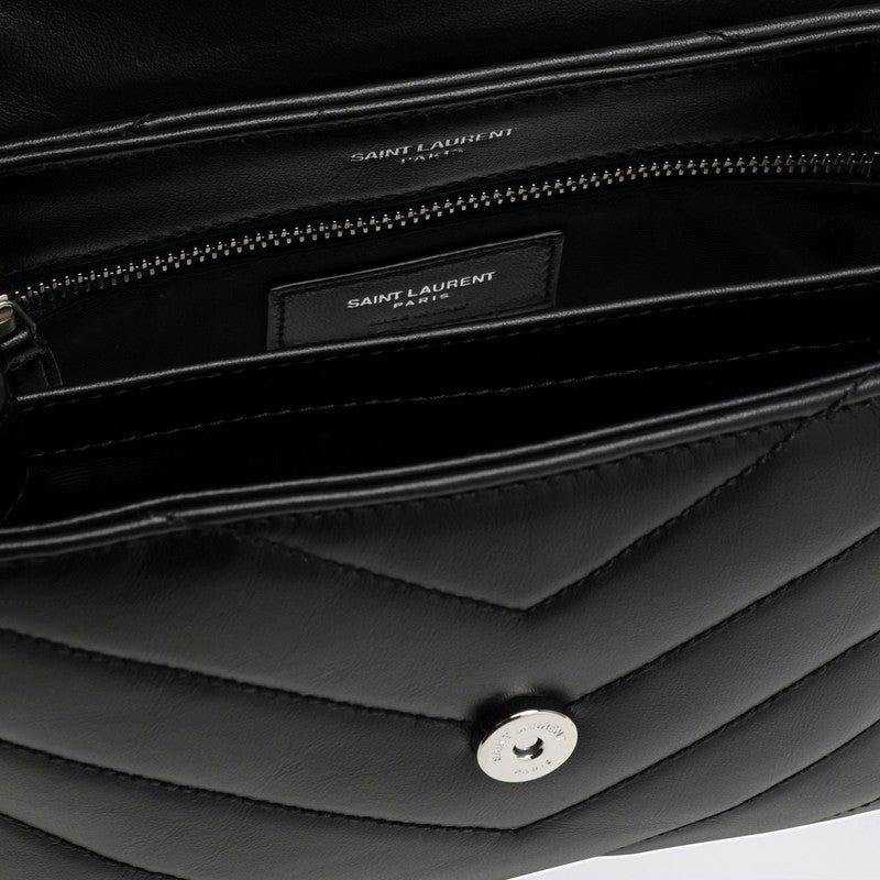 Saint Laurent Black/Silver Loulou Toy Bag Women