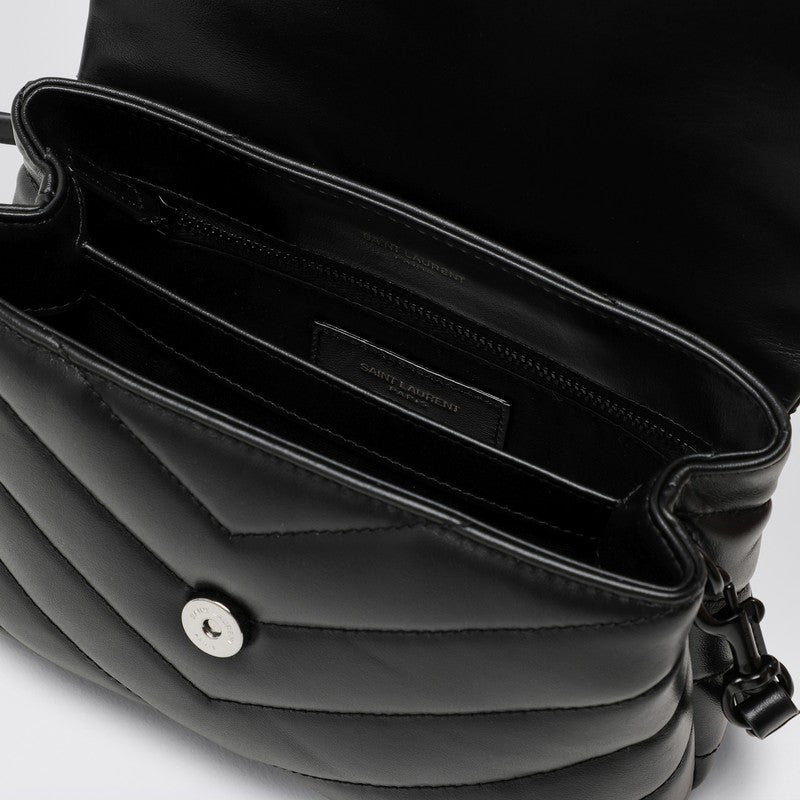 Saint Laurent Black/Silver Loulou Toy Bag Women