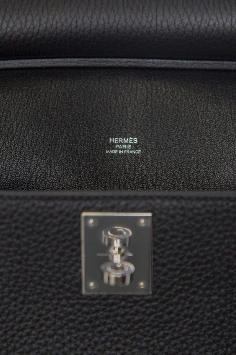 HermÃƒÆ’Ã‚Â¨s 2023 Black Jypsiere 28 Clemence PHW  Handbag