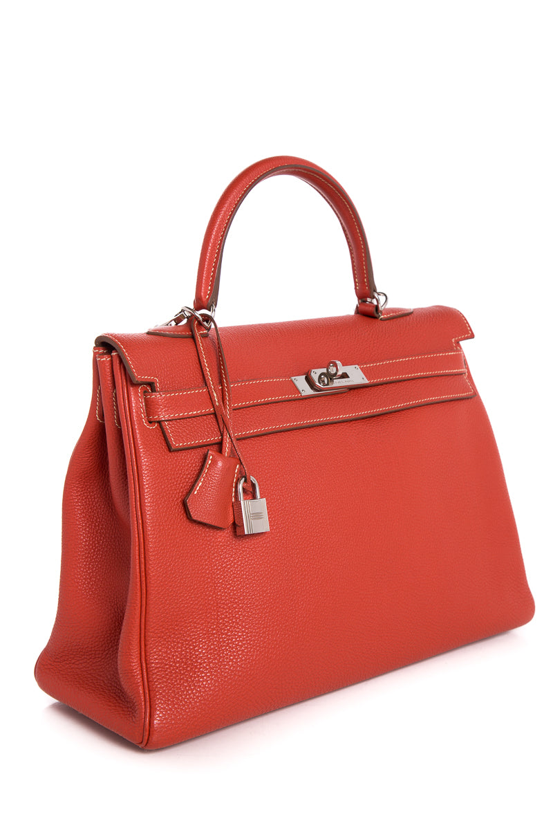 HermÃƒÆ’Ã‚Â¨s Sanguine Kelly 35 cm Handle Bag