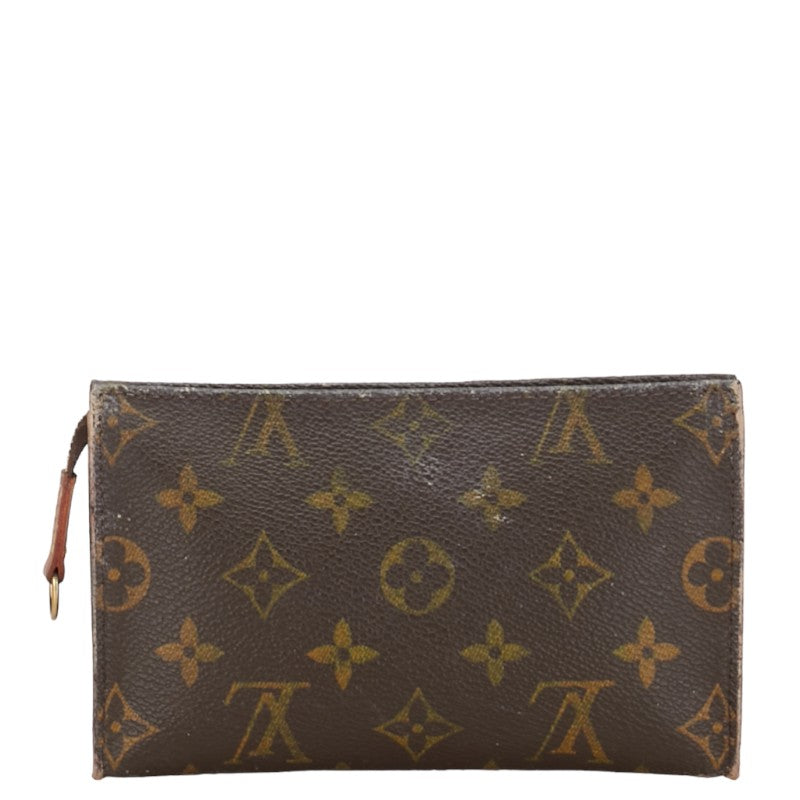 Louis Vuitton Monogram Bucket PM Pouch M42238 Brown PVC  Louis Vuitton