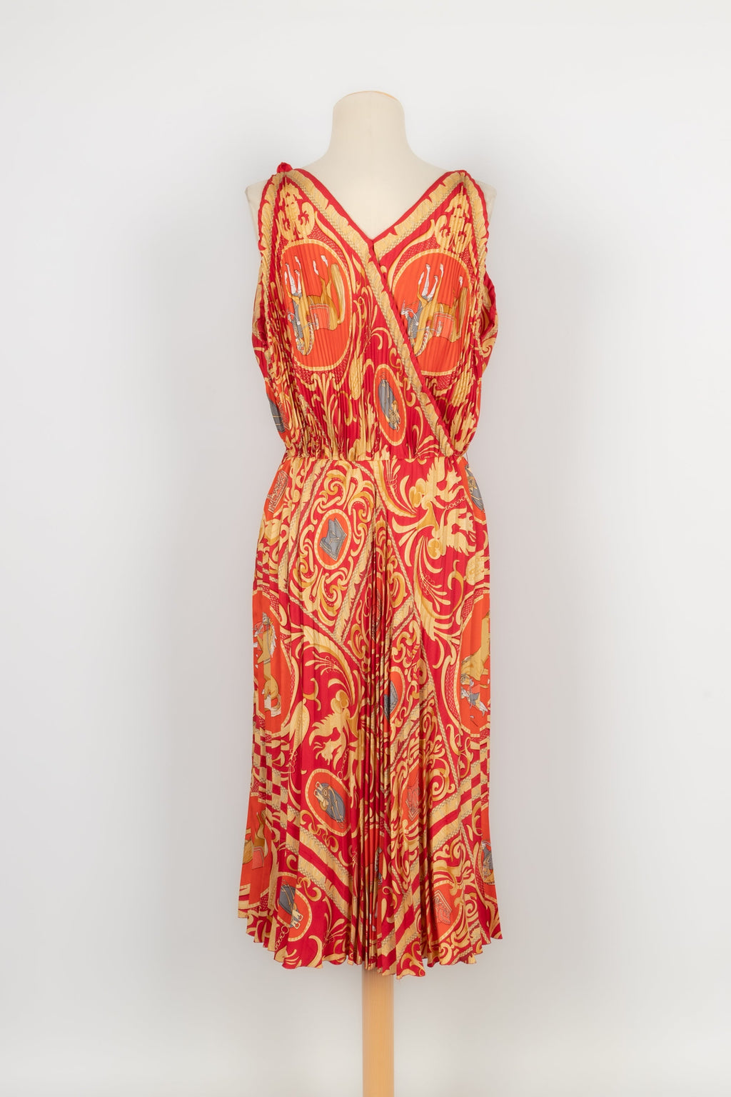 Robe plissÃƒÆ’Ã‚Â©e en soie HermÃƒÆ’Ã‚Â¨s