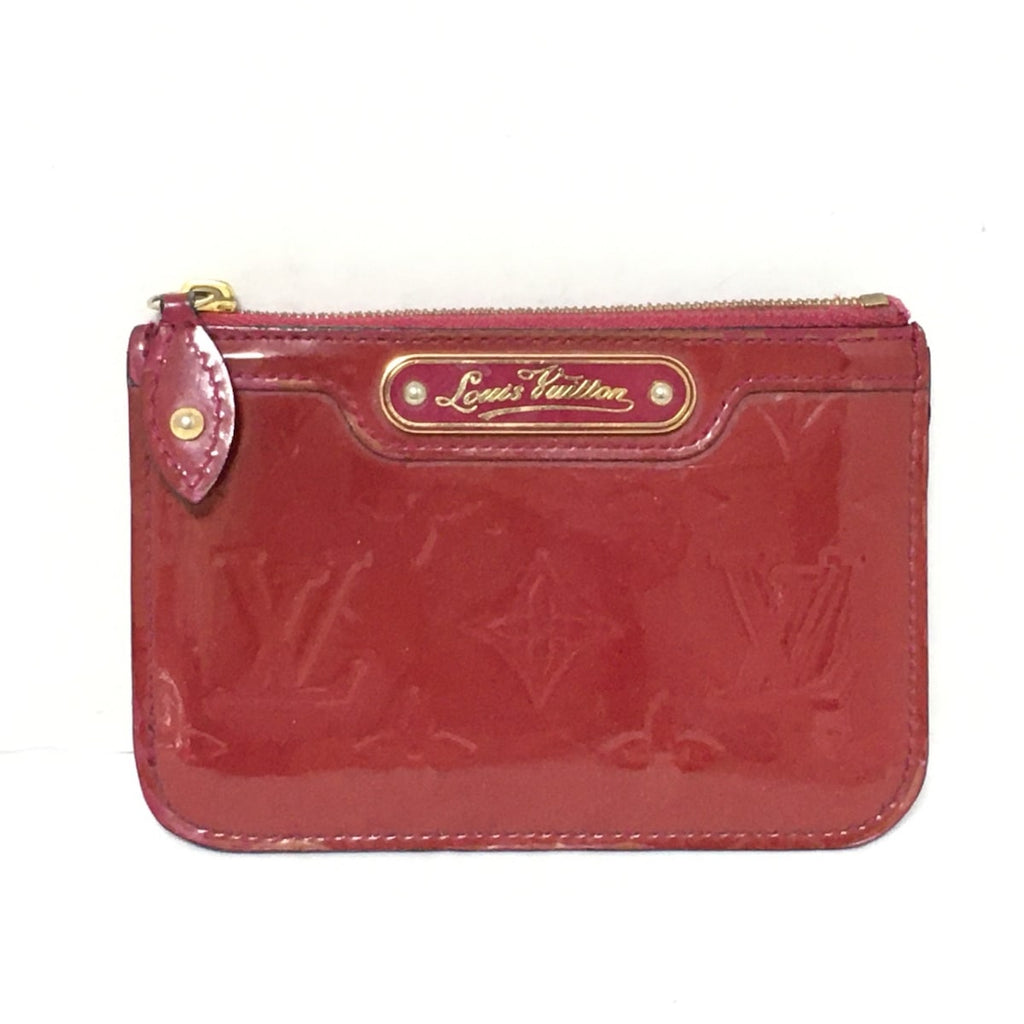Louis Vuitton Pochette Clés  Patent Leather Wallet  ()