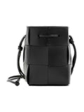 CASSETTE MINI LEATHER BUCKET BAG