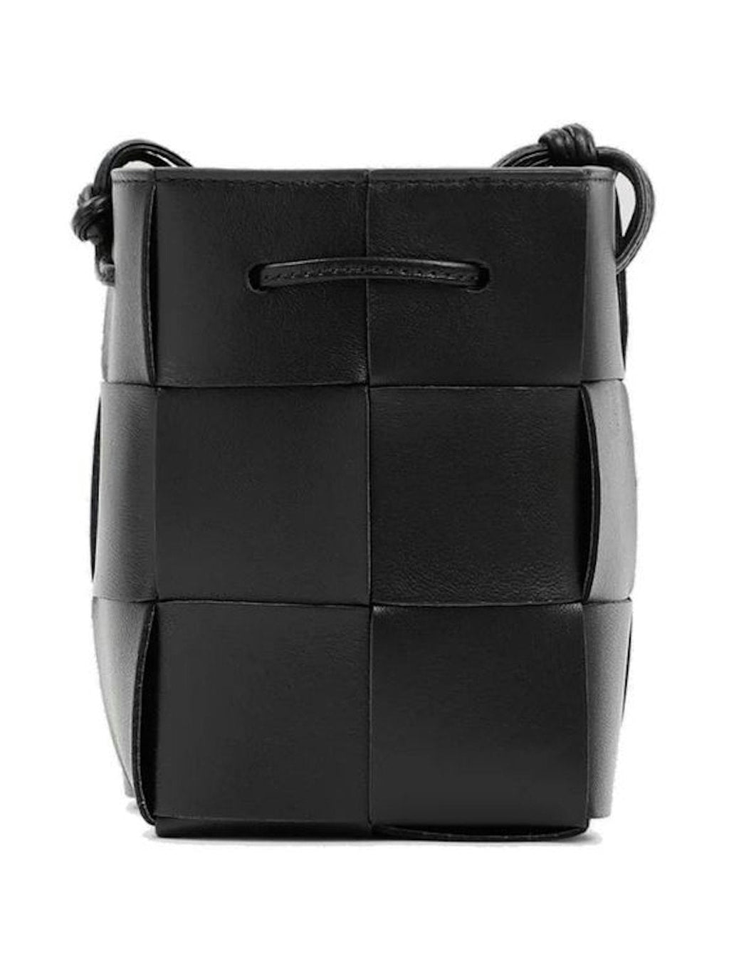 CASSETTE MINI LEATHER BUCKET BAG